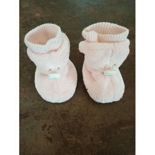 Chaussons Bébé Rose Très Bon État