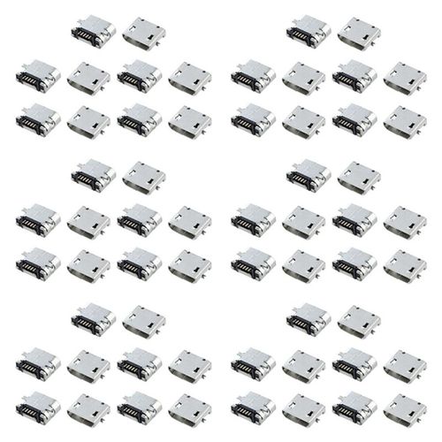 60 Pcs Pieces de Rechange Type B Micro-USB Connecteur Jack Prise Port