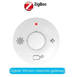 Tuya Zigbee Détecteur de Fumée Protection Incendie Fumoir Combinaison Alarme Système Sécurité Domestique