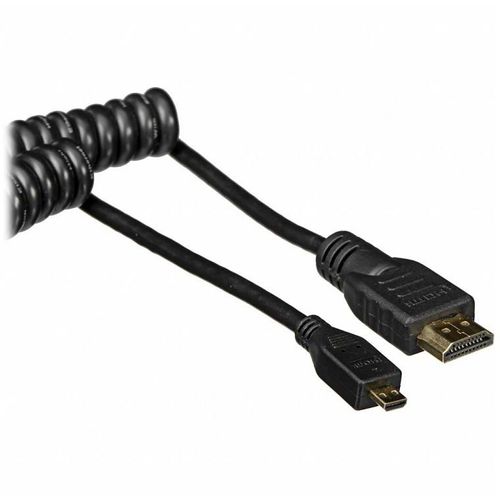 Atomos câble spiralé micro HDMI vers HDMI 50-65 cm (droit)