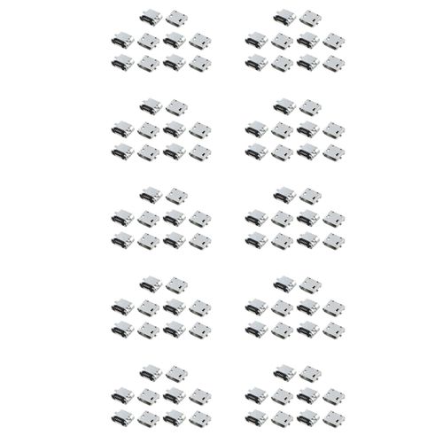 100 Pcs Pieces de Rechange Type B Micro-USB Connecteur Jack Prise Port