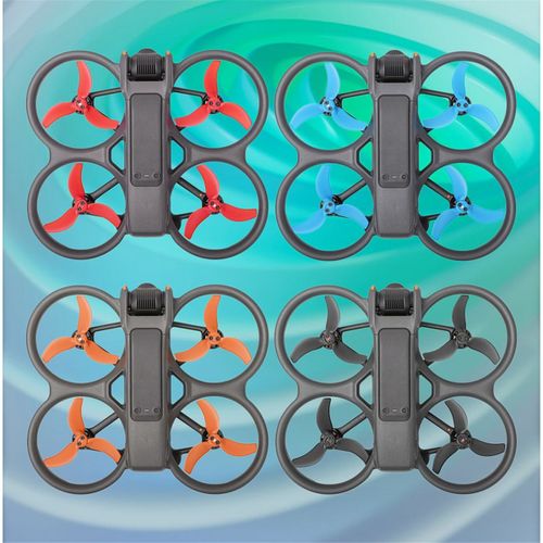 4 Paires D'hélices Pour Drone Avata 2 3032s Couleur Lame Aile De Remplacement Accessoires Rouge-Générique