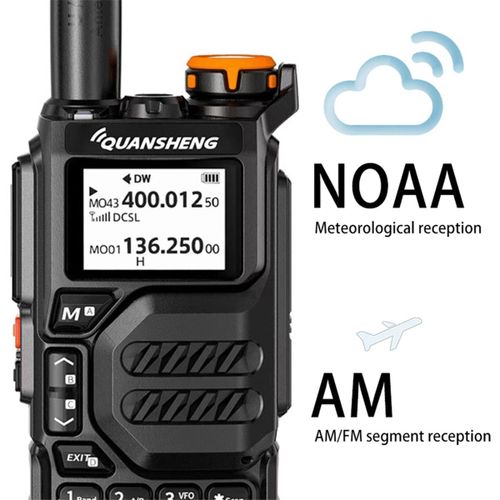 UVK5 Talkie Walkie Professionnel Civil Extérieur Go On Road Trip UV Multi-Fréquence Portable Pleine Longueur