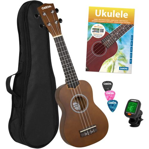Cascha Hh 3956 Pack Débutant Ukulélé Soprano (4 Langues)
