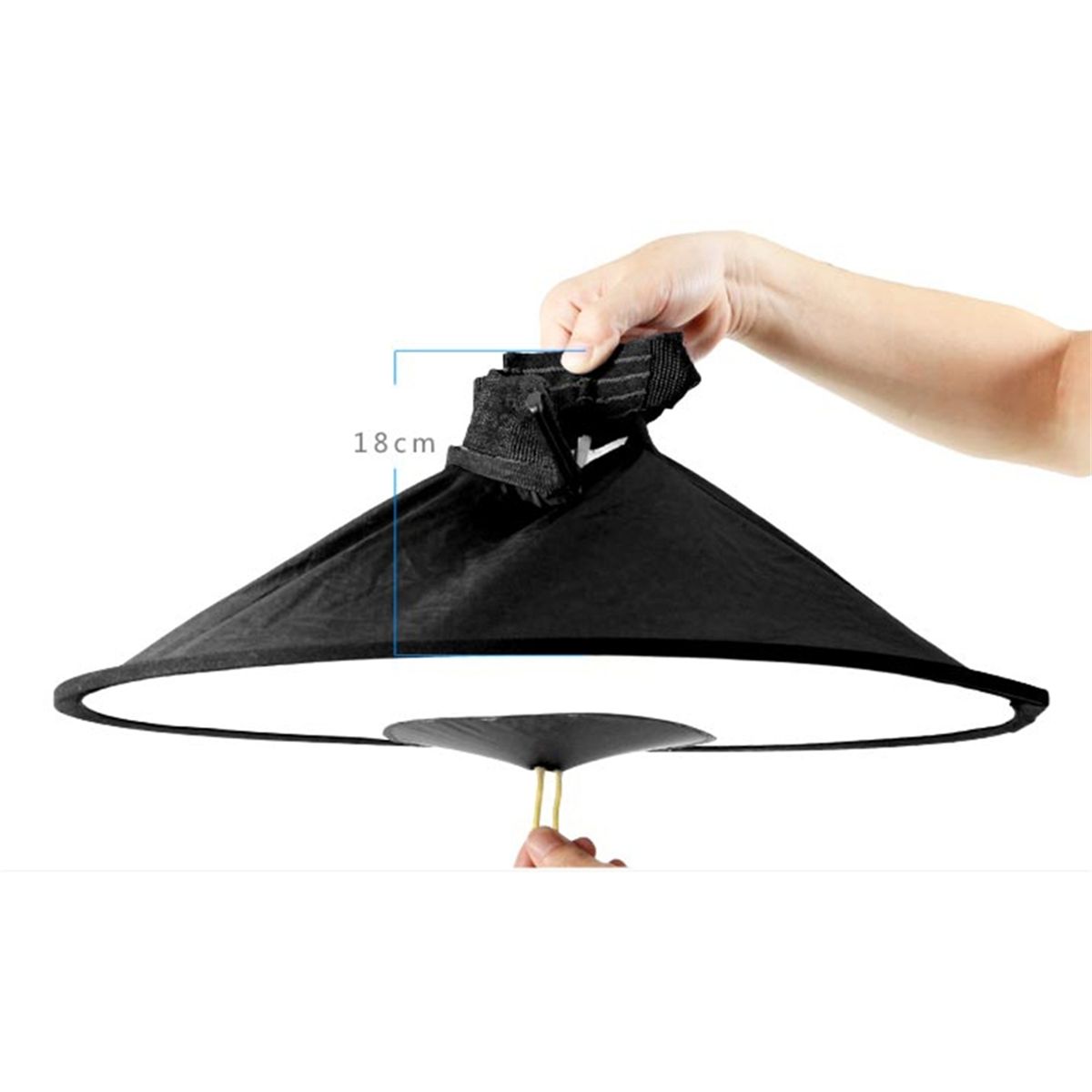Bote  Lumire Flash Ronde Universelle de 44 Cm, Portable e... - 4