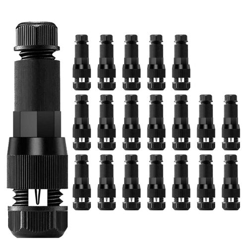 20 Pièces Connecteur De Basse Tension Non Dénudé Pour Lampe Pelouse Extérieure Projecteur Éclairage Jardin Paysager