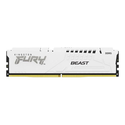 Kingston FURY Beast - DDR5 - module - 16 Go - DIMM 288 broches - 3000 MHz / PC5-48000 - CL36 - 1.35 V - mémoire sans tampon - on-die ECC - blanc