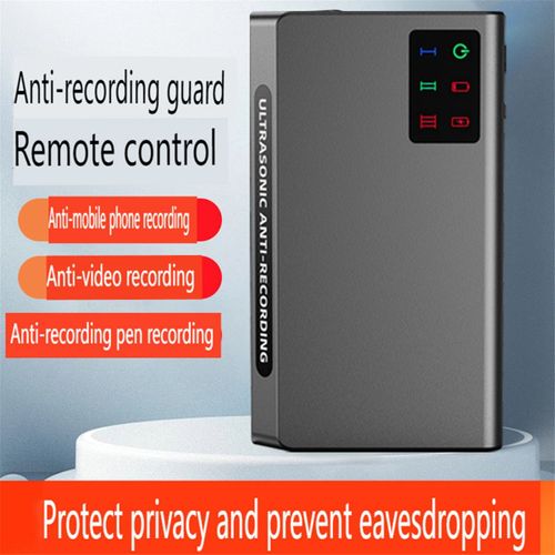 FL700 Dispositif Anti-Interférence D'Enregistrement Brouilleur de Conversation sur Téléphone Portable à 270° Bloqueur Vocal Ultrasons