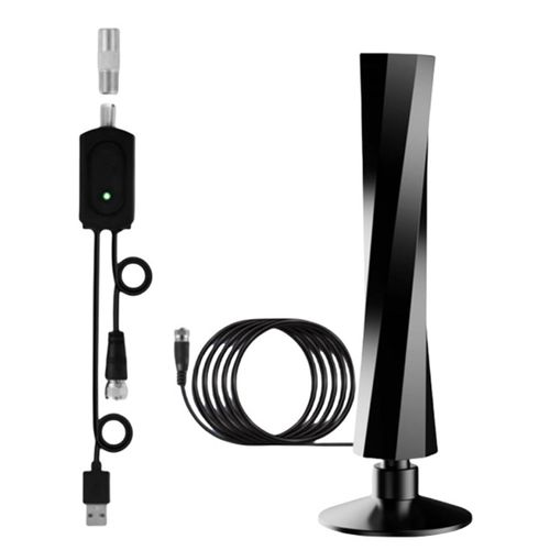 Antenne TV pour Smart plus Ancienne Câble de 10 Pieds Amplificateur 4K 1080p Signal Numérique Longue Portée 120