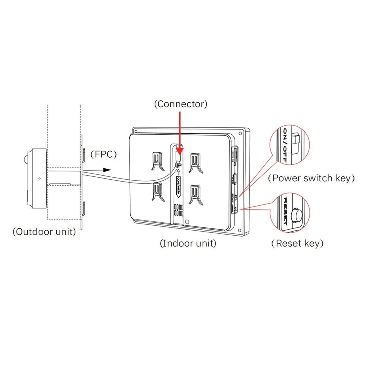 Camra de Sonnette Porte WiFi Tuya 1080P pour Alexa Smart Li... - 3