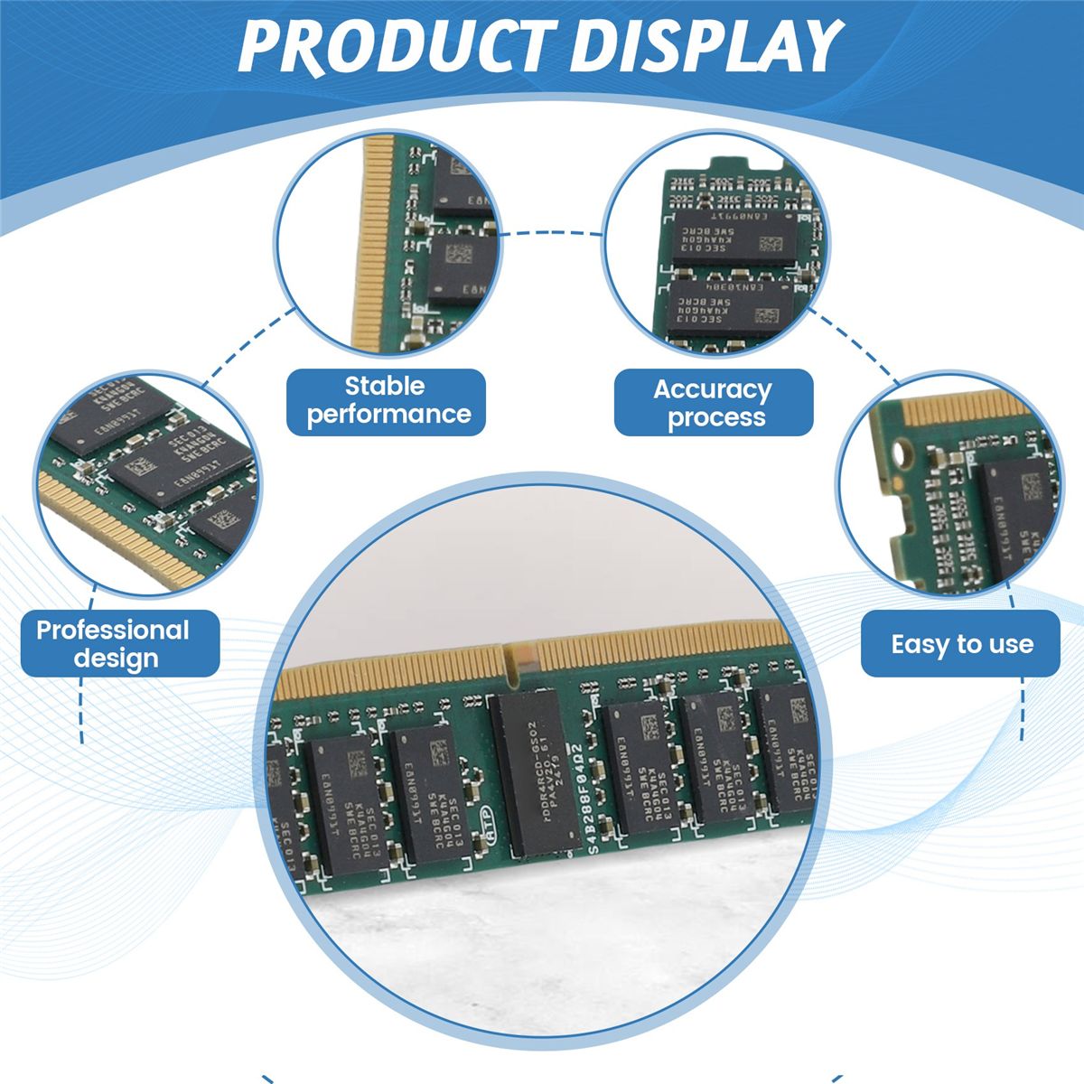 DDR4 8 Go RECC RAM PC4-21300 2666 MHz 1,2 V 2RX8 REG ECC Mm... - 5