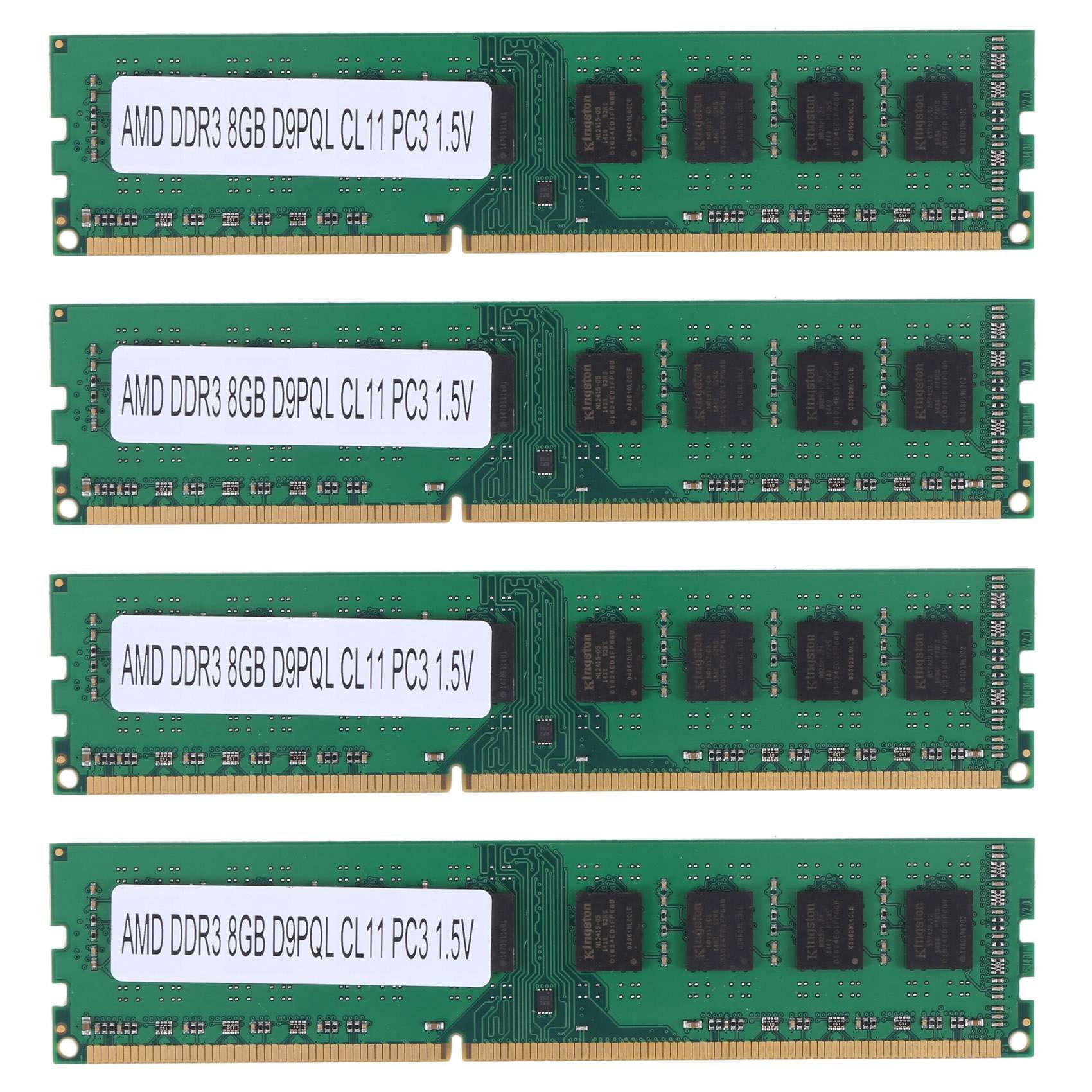 Tsulyn 4X Mmoire de Bureau Ram 8Gb Ddr3 1600Mhz Dimm Seulem...