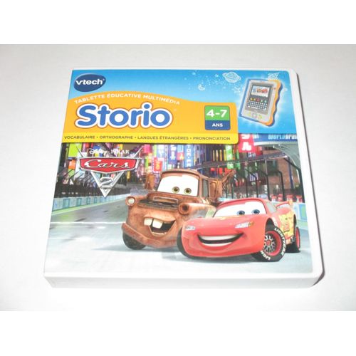 Jeu Vidéo Vtech - Storio 2 Et Générations Suivantes - Jeu Éducatif - Cars 2 Pc