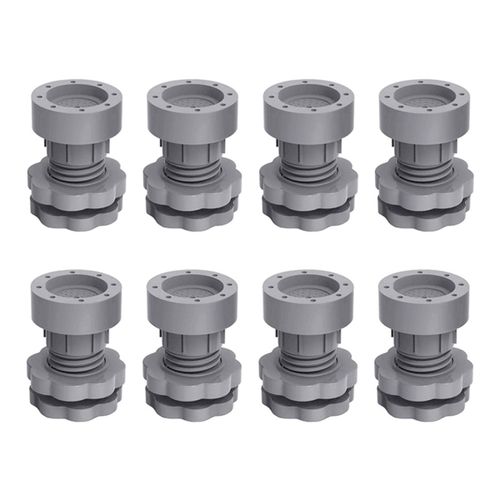 8 Coussinets Anti-Vibrations pour Support de Machine à Laver, Coussin Anti-Choc et Antibruit Sèche-Linge, Socles Tampon Lave-Linge Anti-Marche
