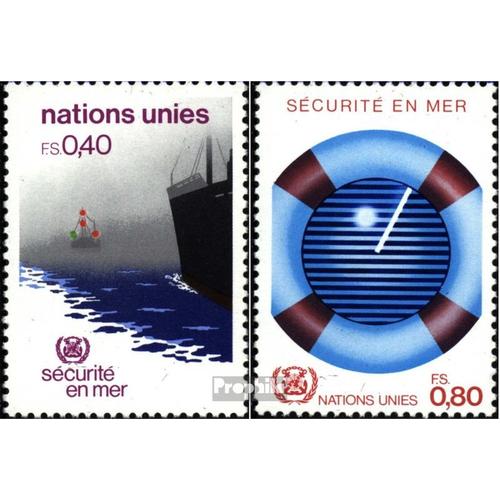 Nations Unies - Genève 112-113 (Complète.Edition.) Oblitéré 1983 Navires