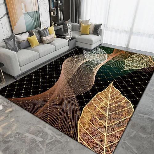 Tapis Et Moquettes 3d En Plumes De Luxe Pour La Décoration De Salon,Tapis De Maison Pour La Décoration De Chambre À Coucher,Grande Surface Moderne,Polymères De Sol De Gr - Type 160x200cm 63x79 Inch #F