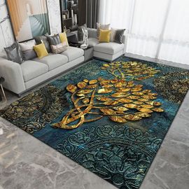 Tapis De Salon Rond En Coton Tissé à La Main, Motif Mandala, Style Bohème Vintage, Pour Chambre A Coucher Couloir Salon Table Basse 60 Cm 89962605