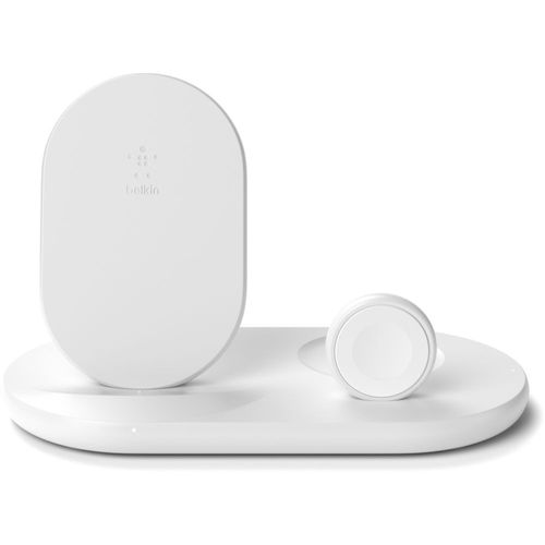 Chargeur Universel Belkin Sans-Fil 3 En 1 Blanc