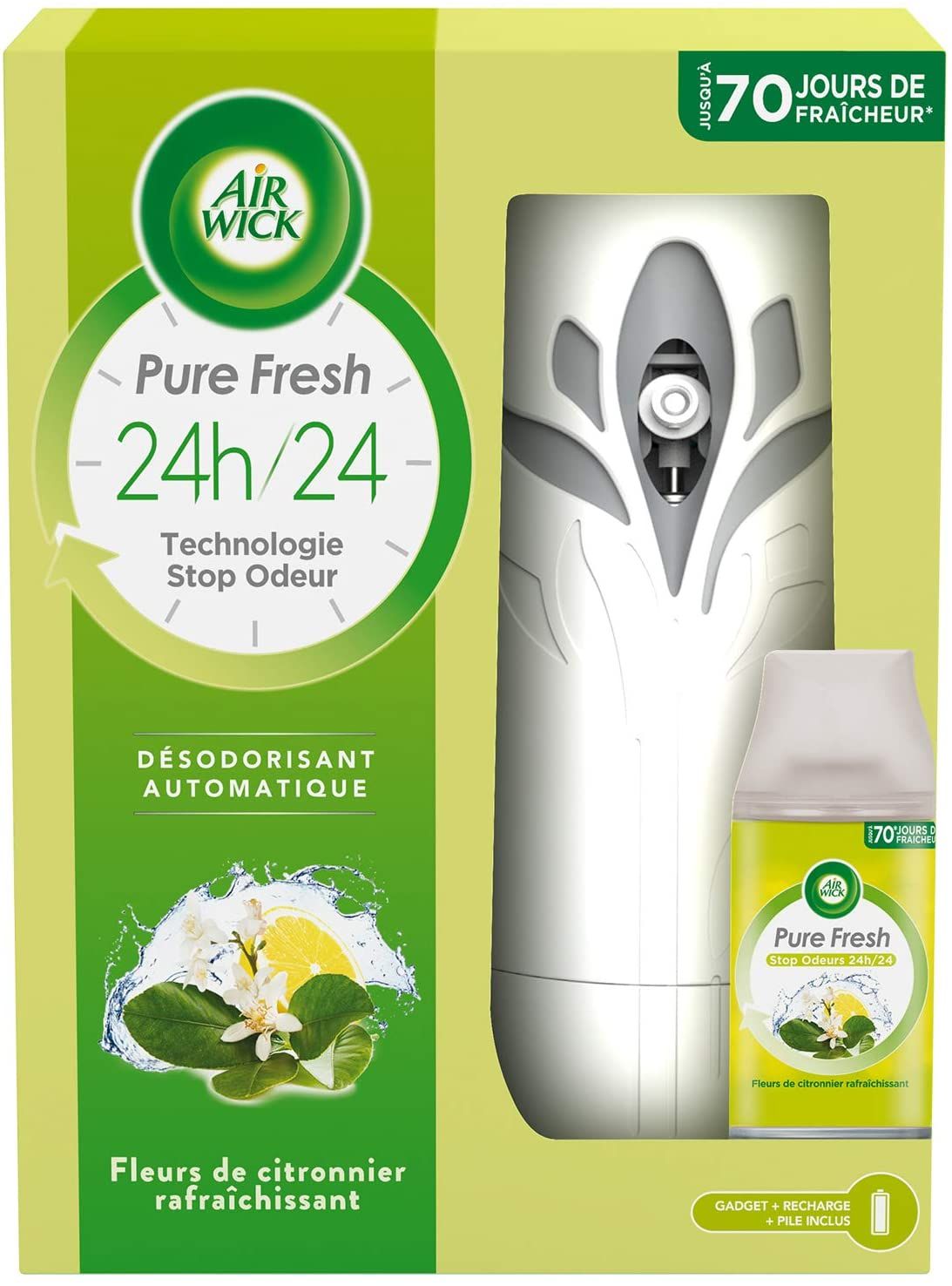 Air Wick Freshmatic Max Pure Diffuseur Rafraichissant Désodorisant, diffuseur + recharge