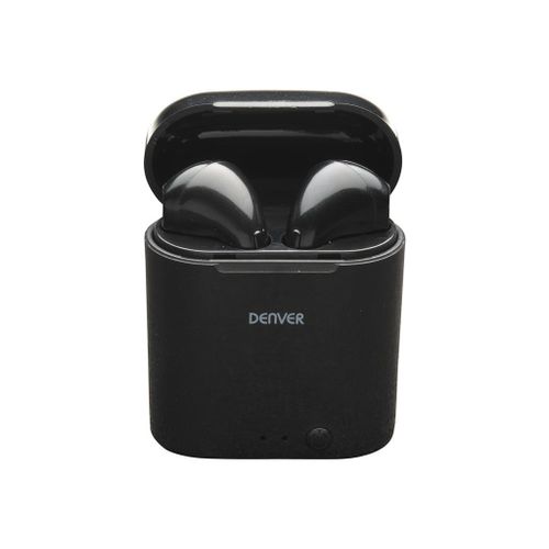 DENVER TWE-36BLACKMK3 - Écouteurs sans fil avec micro - intra-auriculaire - Bluetooth - noir