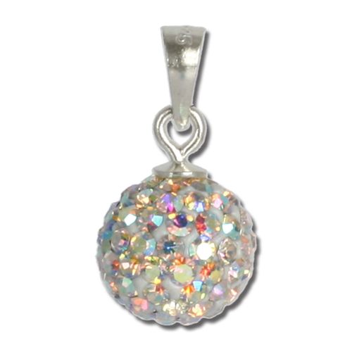 Silberdream Pendentif Chaîne Zircone Argent 925 Blanc Gsh102