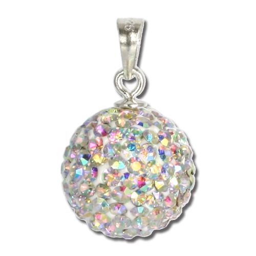 Silberdream Pendentif Chaîne Zircone Argent 925 Blanc Gsh101