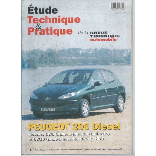 Revue Technique Peugeot 206 Diesel Moteur Dw8 Et Dw10 -