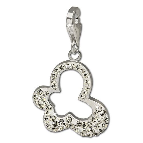 Silberdream Pendentif Charm Papillon Zircone Argent 925 Gsc213w