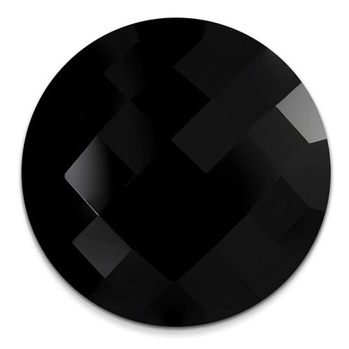 Amello Pièce De Monnaie Acrylique Bijoux Noir 30 Mm Insert Pièce De Monnaie Femme Plastique Esc708s