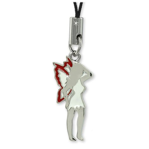 Pochettes Pour Téléphone Portable Silberdream , Accessoires Féeriques En Acier Inoxydable, Bijoux Blanc Rouge Fc4002