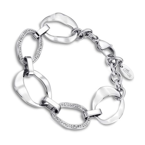 Lotus Style Bracelet Pierres Argent Ls1672-2/1 Bijoux Femme Acier Inoxydable Jls1672-2-1