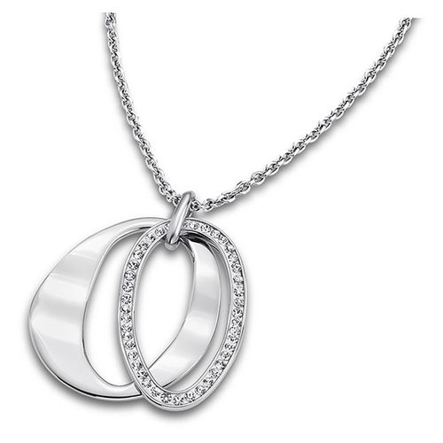 Lotus Style Collier Pierres Argent Ls1672-1/1 Acier Inoxydable Femme Jls1672-1-1