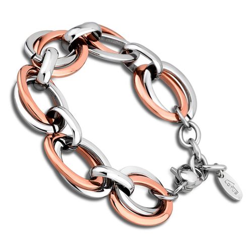 Bracelet Lotus Style Or Rose Ls1616-2/3 Bijoux Femme Acier Inoxydable Jls1616-2-3