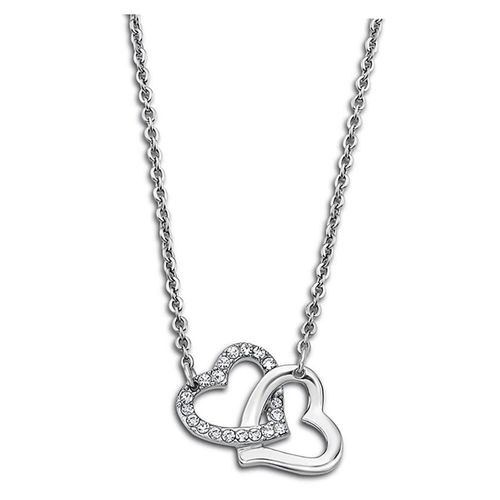 Collier Lotus Style Argent Ls1912-1/1 Bijoux Femme Acier Inoxydable Jls1912-1-1