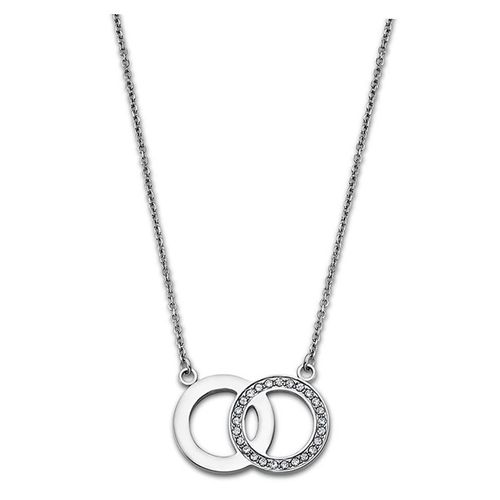Collier Lotus Style Argent Ls1913-1/1 Bijoux Femme Acier Inoxydable Jls1913-1-1