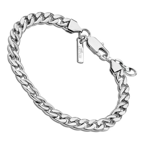 Bracelet Style Lotus Argent Ls1935-2/1 Bijoux Homme Acier Inoxydable Jls1935-2-1