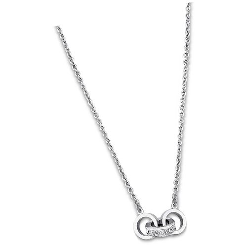 Collier Style Lotus Argent Ls1981-1/1 Acier Inoxydable Bijoux Femme Jls1981-1-1