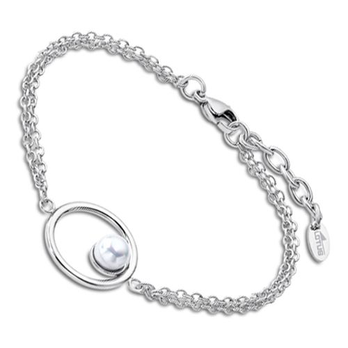 Bracelet Style Lotus Argent Ls2000-2/1 Bijoux Femme Acier Inoxydable Jls2000-2-1