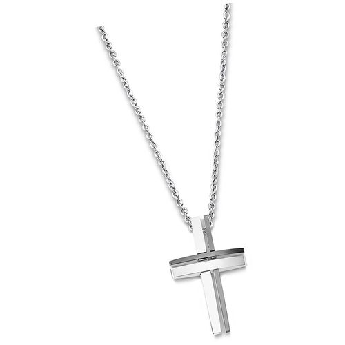 Collier Style Lotus Argent Ls1984-1/1 Bijoux Pour Hommes En Acier Inoxydable Jls1984-1-1