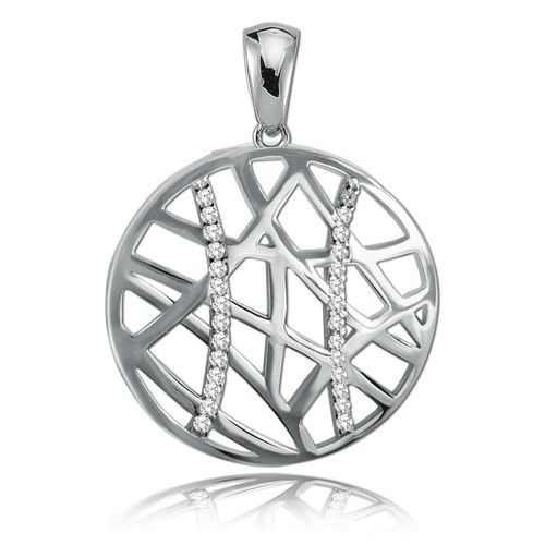Collier Pendentif Balia Pour Femme En Argent 925 Brillant Avec Zircone Bah0035sw