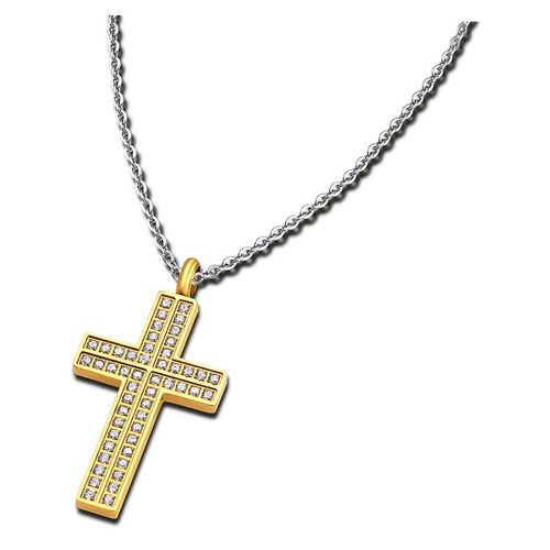 Collier Lotus Style Argent Or Ls1676-1/2 Bijoux Femme Acier Inoxydable Jls1676-1-2