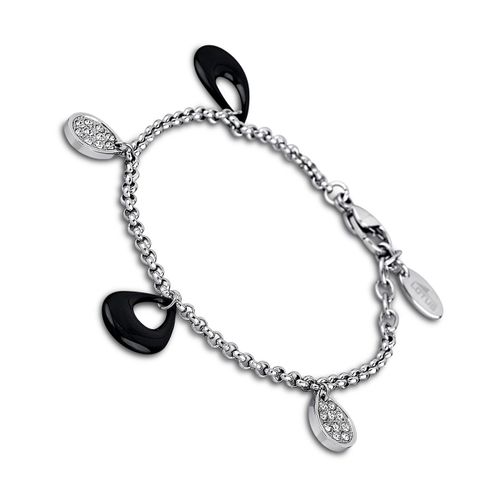Bracelet Lotus Style Noir Ls1706-2/2 Femme Acier Inoxydable Céramique Jls1706-2-2