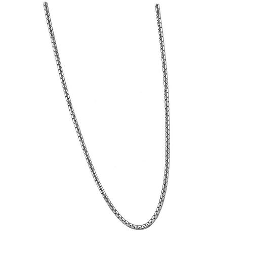 Collier Lotus Style Argent Ls1682-1/3 Bijoux Homme Acier Inoxydable Jls1682-1-3