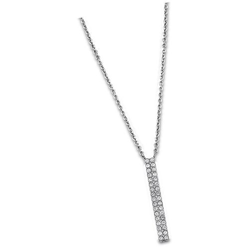 Collier Style Lotus Argent Ls1940-1/1 Bijoux Femme Acier Inoxydable Jls1940-1-1