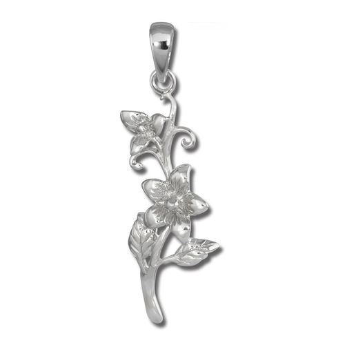 Silberdream Collier Pendentif Fleur De Jasmin Argent Sterling Sans Allergène Sdh460j