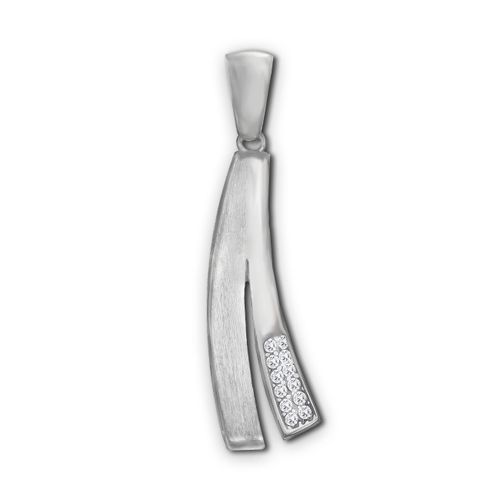 Pendentif Chaîne Fantaisie Pour Femme Silberdream En Argent 925 Zircone Blanc Sdh4371w