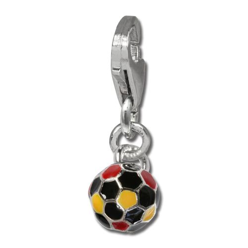 Silberdream Bijoux De Charme Pendentif En Argent Véritable 925 Ballon De Football Multicolore Fc706