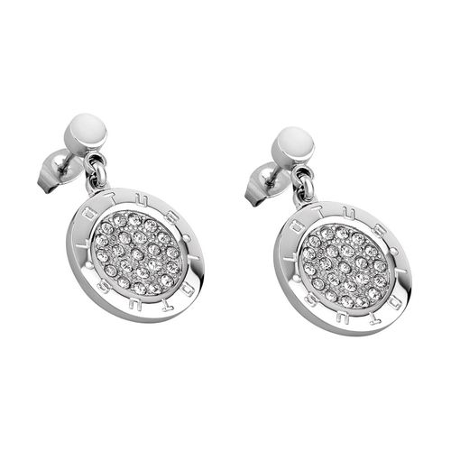 Boucles Doreilles Lotus Style Argent Ls1751-4/1 Boucles Doreilles Clous Femme Acier Inoxydable Jls1751-4-1