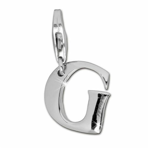 Silberdream Breloque Bracelet En Argent Véritable 925 Pendentif Lettre G Fc70g