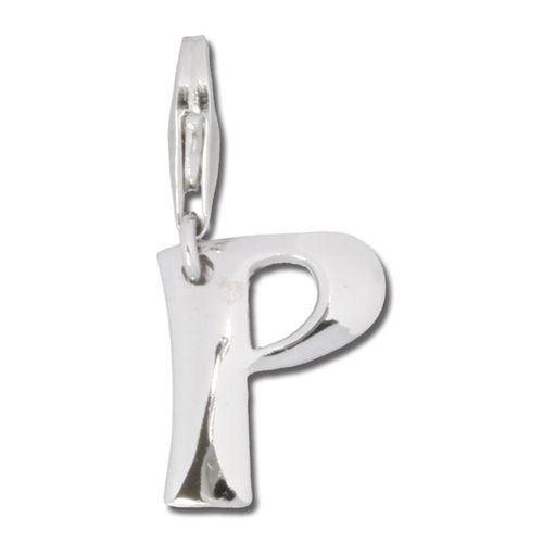 Silberdream Breloque Bracelet En Argent Véritable 925 Pendentif Lettre P Fc70p